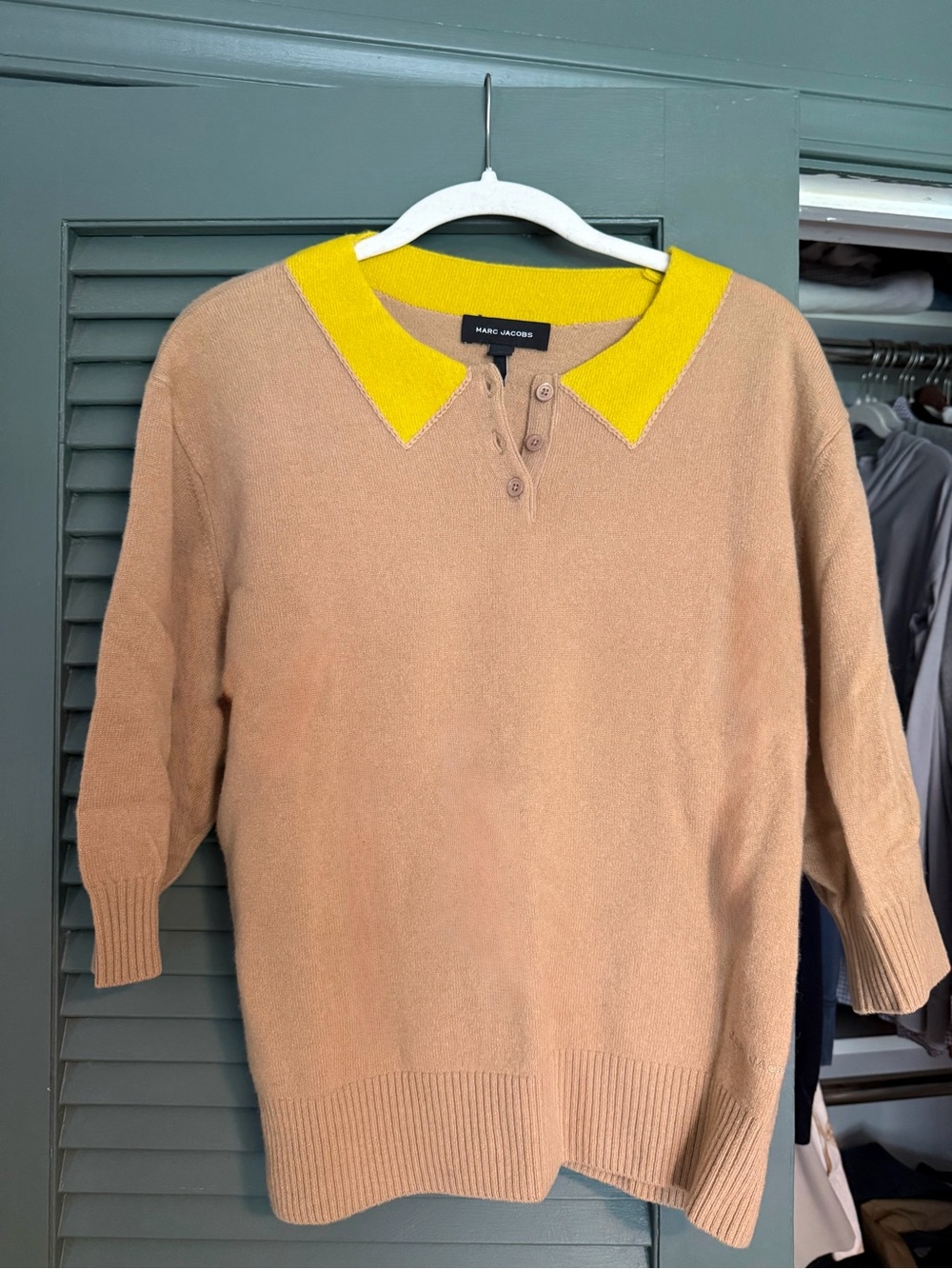 Marc Jacobs Trompe L’Oeil Knit Polo